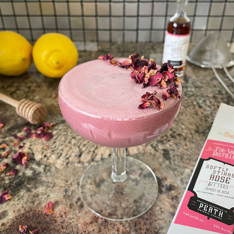 Radiant Raspberry Rose Cocktail Recipe - Top Shelf Distillers